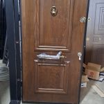 درب ضد سرقت روکش راش دو قاب برجسته کد 10321001