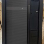درب ضدسرقت MDF رنگ و شیشه CNC مدرن کد 10411005