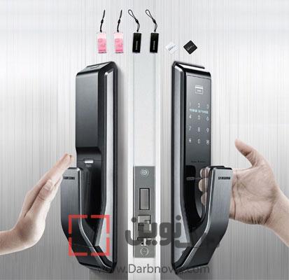 باز کردن درب با اثر انگشت