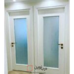 درب اتاقی شیشه خور